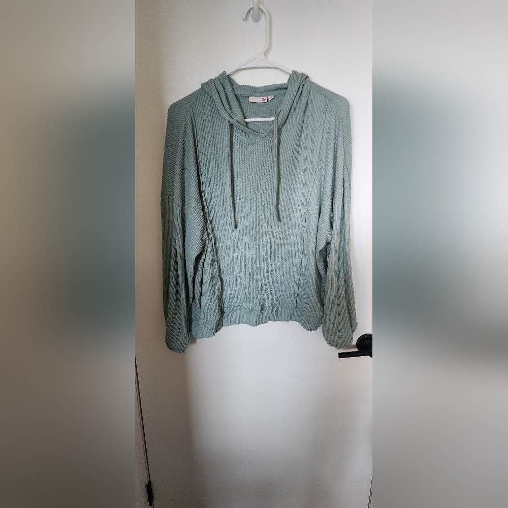 SO Women's Cowl Neck Sweater - Soft Green